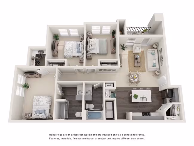Unit 4-411 4-411 floor plan